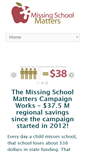 Mobile Screenshot of missingschoolmatters.org